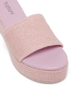 Therapy Shoes Platform Sandals|Flatform Sandals-Avery Raffia *FINAL SALE*
