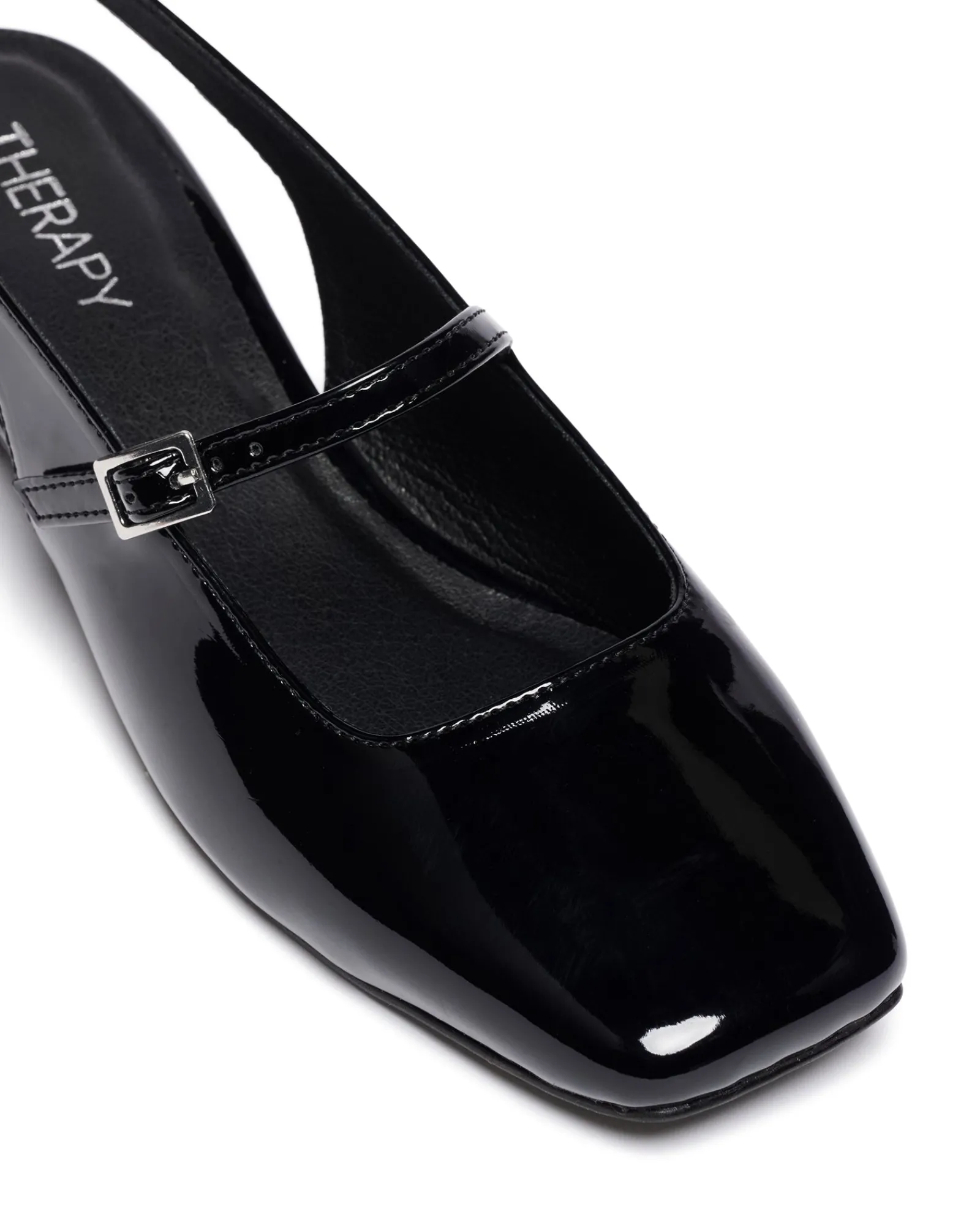 Therapy Shoes Low Heels-Becker Patent *FINAL SALE*