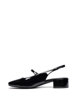 Therapy Shoes Low Heels-Becker Patent *FINAL SALE*