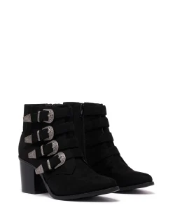 Therapy Shoes Heeled Boots|Ankle Boots-Bexar Suede *FINAL SALE*