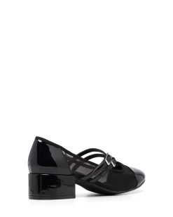 Therapy Shoes Low Heels|Ballet Flats-Camila Mesh / Patent *FINAL SALE*