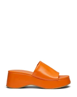 Therapy Shoes Platform Sandals|Flatform Sandals-Cindy Tangerine *FINAL SALE*