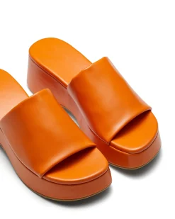 Therapy Shoes Platform Sandals|Flatform Sandals-Cindy Tangerine *FINAL SALE*
