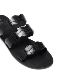 Therapy Shoes Sandals|Flat Sandals-Corbin Croc *FINAL SALE*