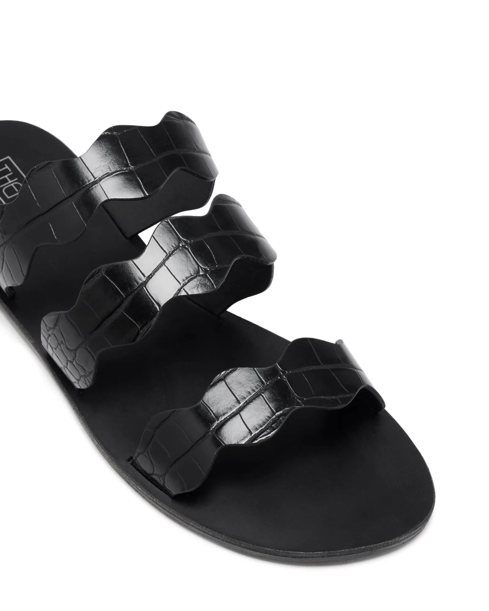 Therapy Shoes Sandals|Flat Sandals-Corbin Croc *FINAL SALE*