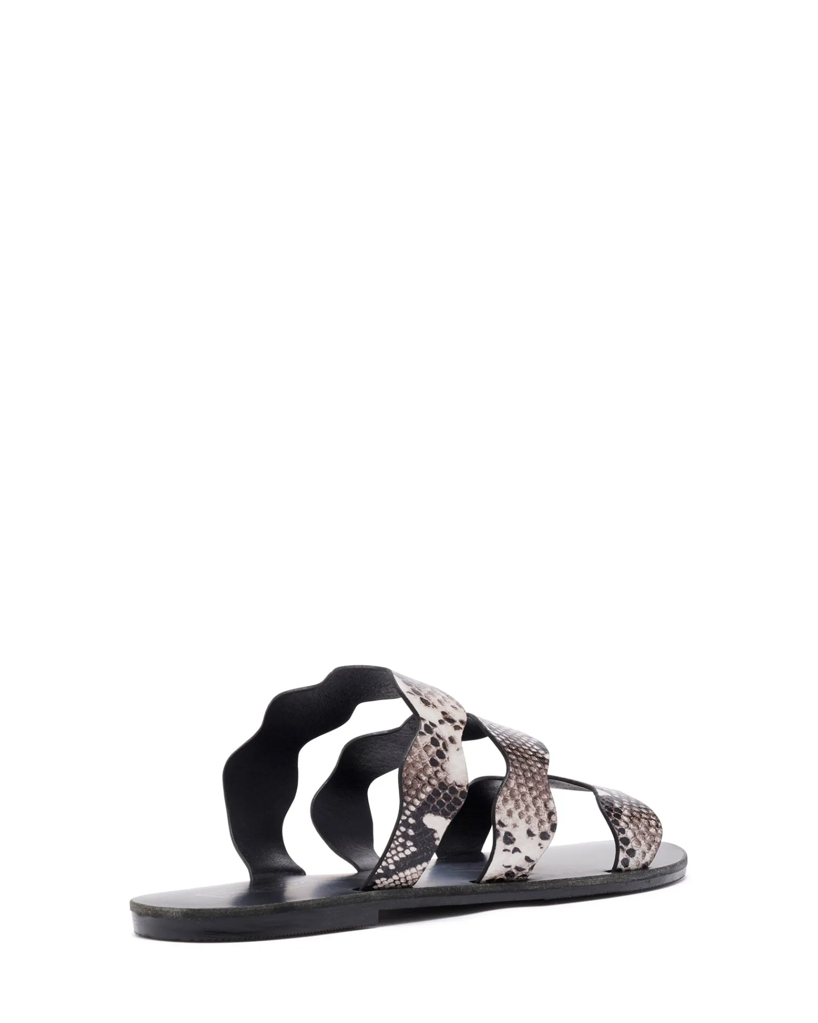 Therapy Shoes Sandals|Flat Sandals-Corbin Black/White *FINAL SALE*