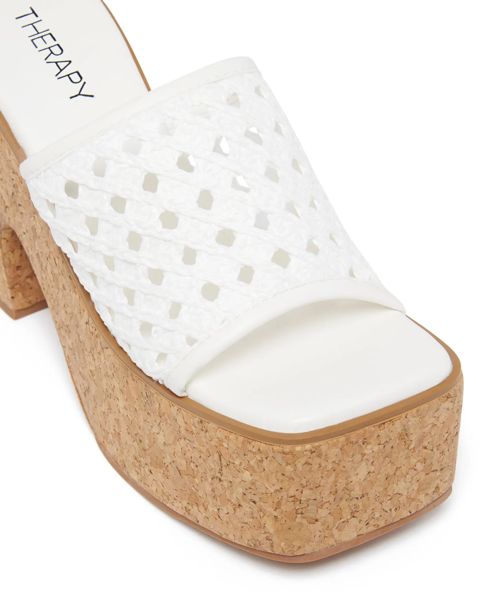 Therapy Shoes High Heels-Delirium Platform Heel Raffia