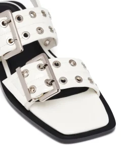 Therapy Shoes Sandals|Flat Sandals-Elemental Slingback Flat Sandal Patent