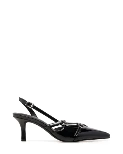 Therapy Shoes Mid Heels-Juicy Slingback Pump Patent