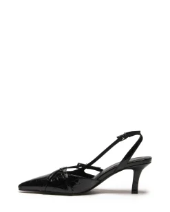 Therapy Shoes Mid Heels-Juicy Slingback Pump Patent Croc