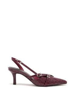 Therapy Shoes Mid Heels-Juicy Slingback Pump Patent Croc