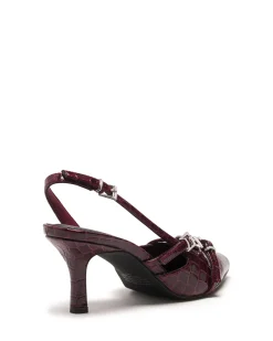 Therapy Shoes Mid Heels-Juicy Slingback Pump Patent Croc