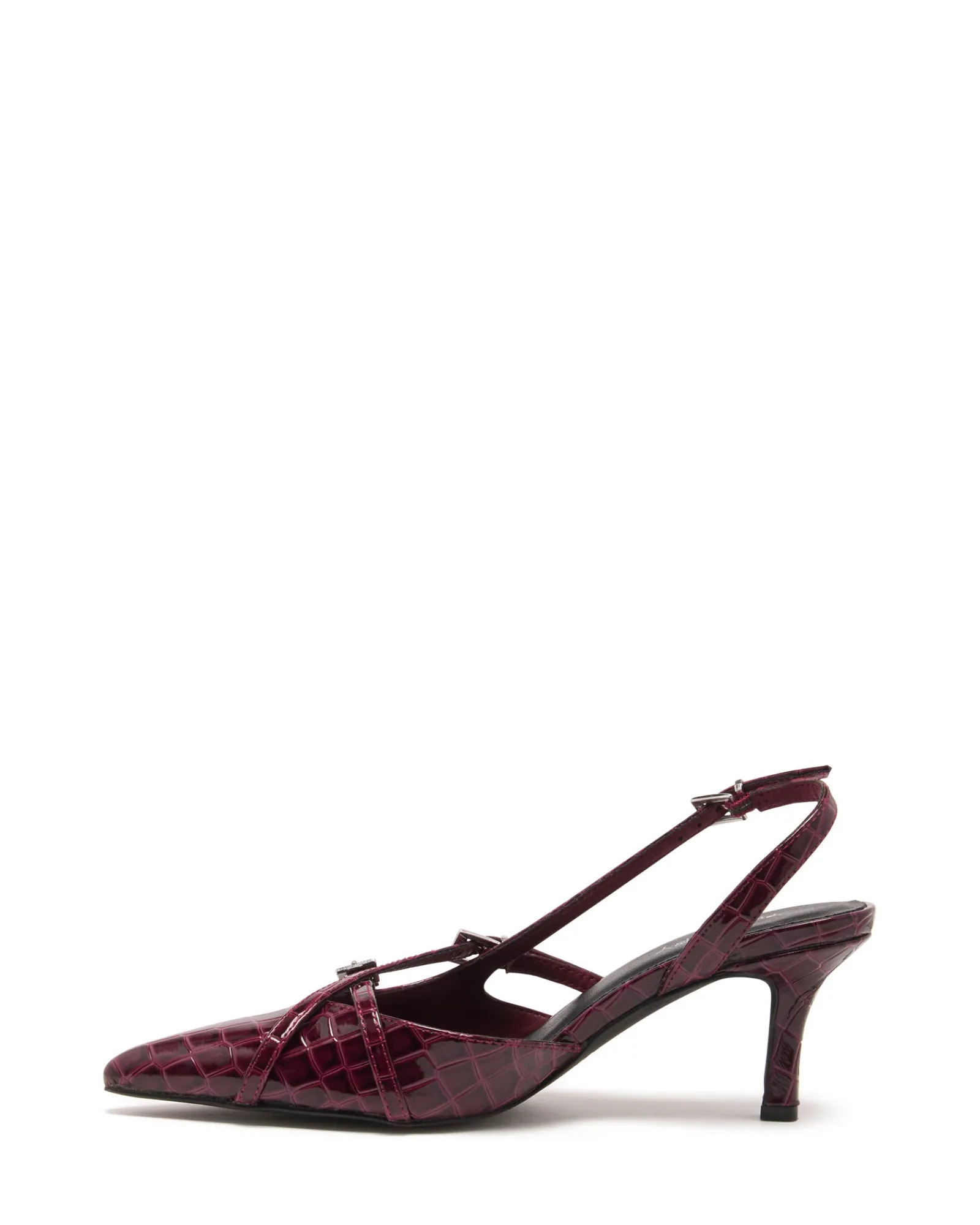 Therapy Shoes Mid Heels-Juicy Slingback Pump Patent Croc