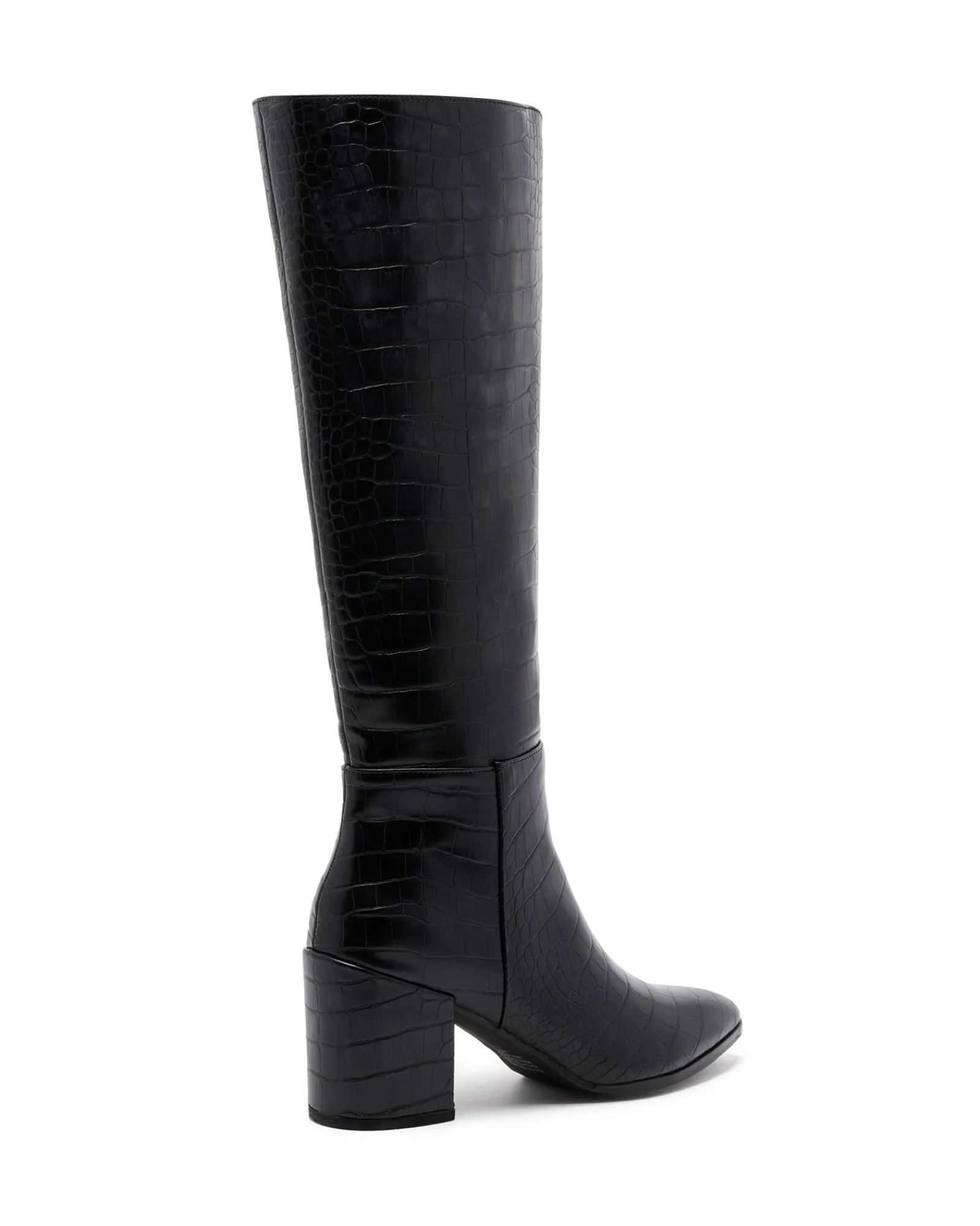 Therapy Shoes Tall Boots-Julia Tall Boot Black Croc