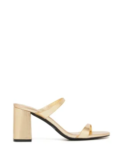 Therapy Shoes Heeled Sandals|Mid Heels-Kirra Metallic *FINAL SALE*