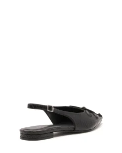 Therapy Shoes Ballet Flats-Lavin Slingback Ballet Flat Snake