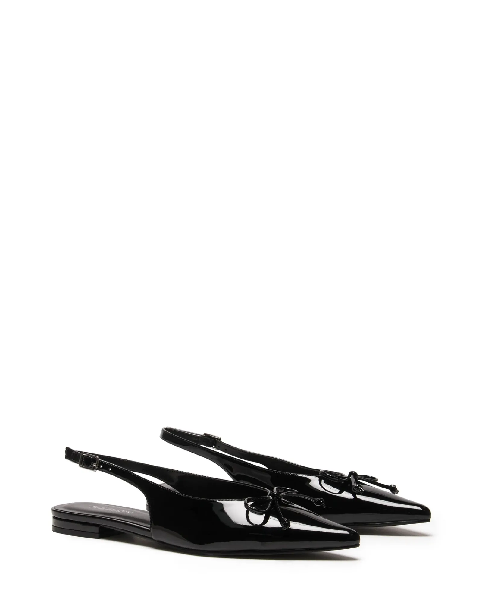 Therapy Shoes Ballet Flats-Lavin Slingback Ballet Flat Patent