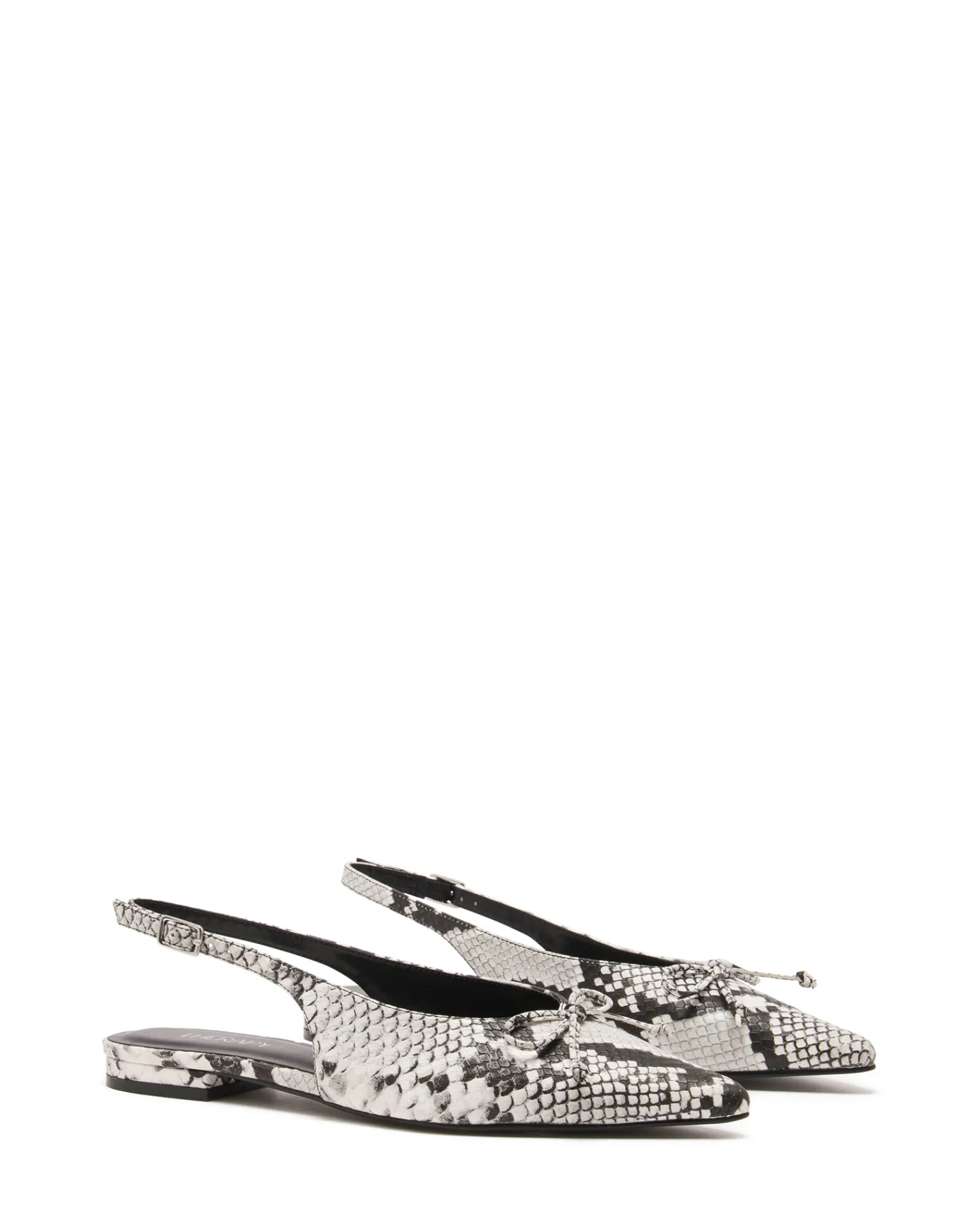 Therapy Shoes Ballet Flats-Lavin Slingback Ballet Flat Snake