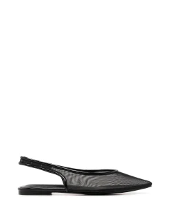 Therapy Shoes Ballet Flats-Lazer Slingback Ballet Flat Patent