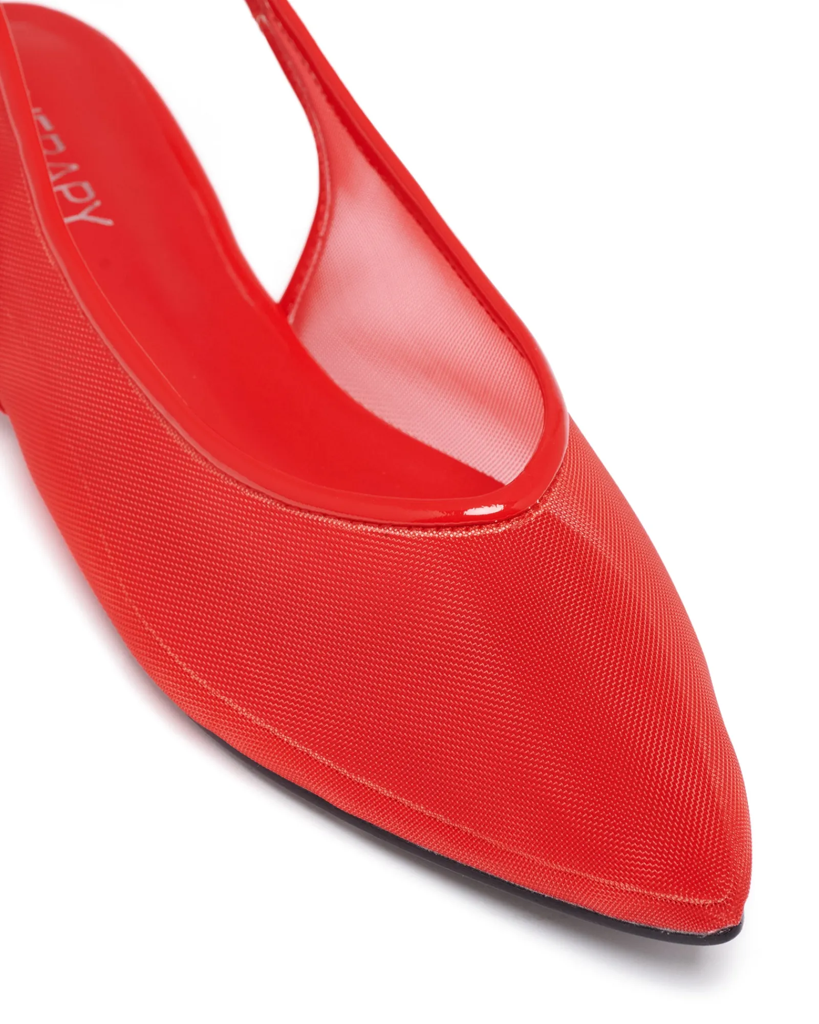 Therapy Shoes Ballet Flats-Lazer Slingback Ballet Flat Patent