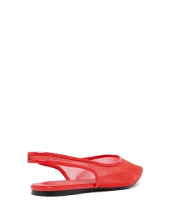 Therapy Shoes Ballet Flats-Lazer Slingback Ballet Flat Patent