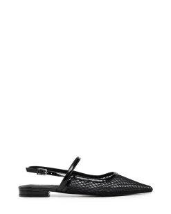 Therapy Shoes Ballet Flats-Lourdes Pointed Flat Mesh