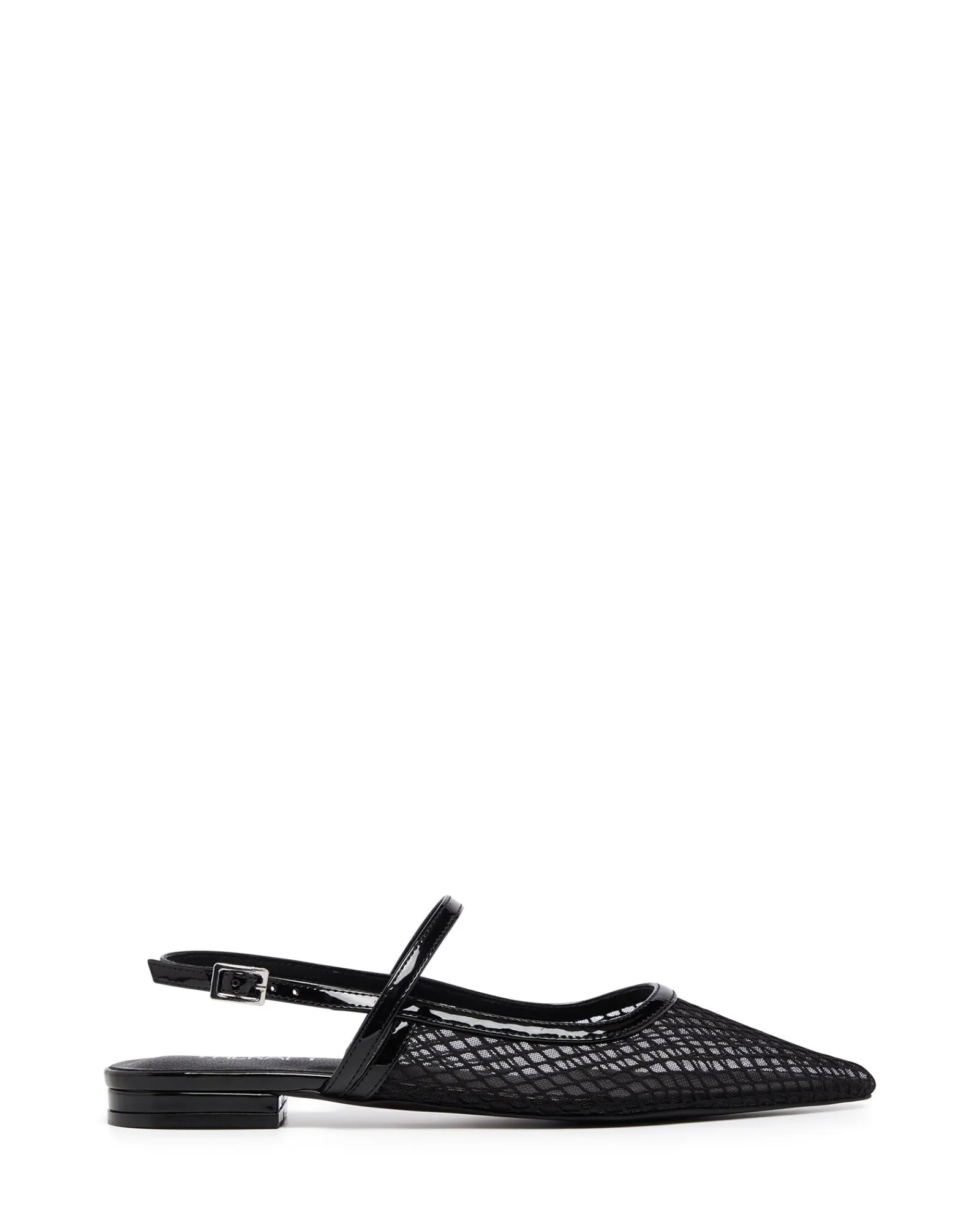 Therapy Shoes Ballet Flats-Lourdes Pointed Flat Mesh