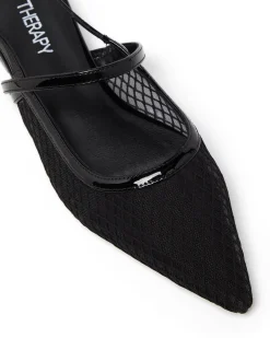 Therapy Shoes Ballet Flats-Lourdes Pointed Flat Mesh