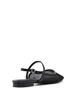 Therapy Shoes Ballet Flats-Lourdes Pointed Flat Mesh