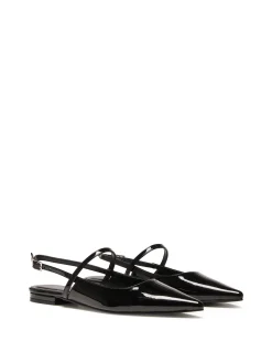 Therapy Shoes Ballet Flats-Lourdes Pointed Flat Patent