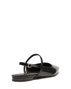 Therapy Shoes Ballet Flats-Lourdes Pointed Flat Patent