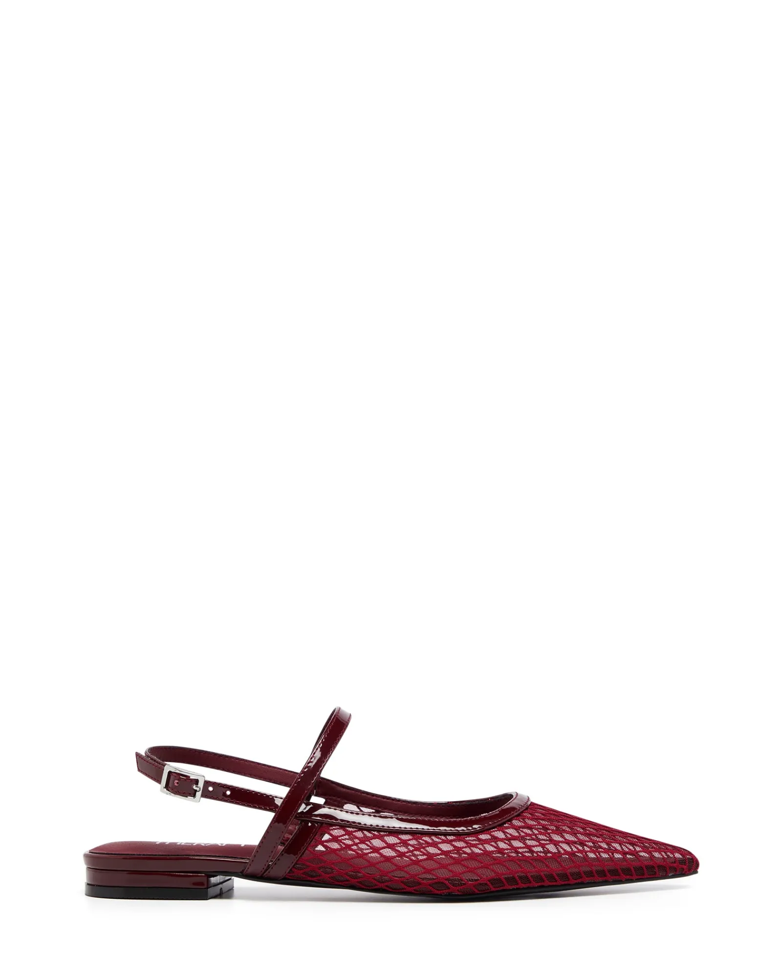 Therapy Shoes Ballet Flats-Lourdes Pointed Flat Mesh