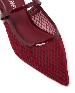 Therapy Shoes Ballet Flats-Lourdes Pointed Flat Mesh