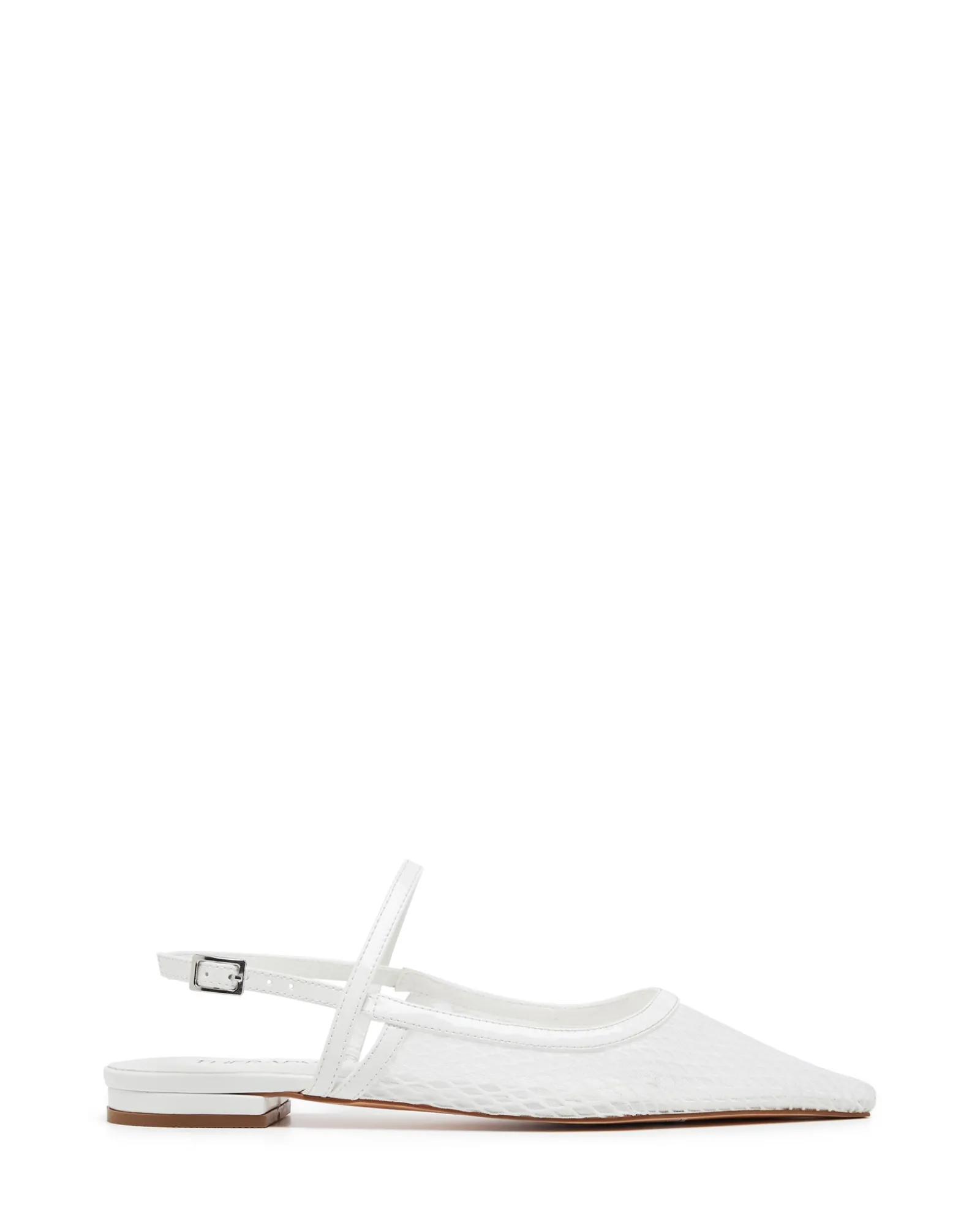 Therapy Shoes Ballet Flats-Lourdes Pointed Flat Mesh