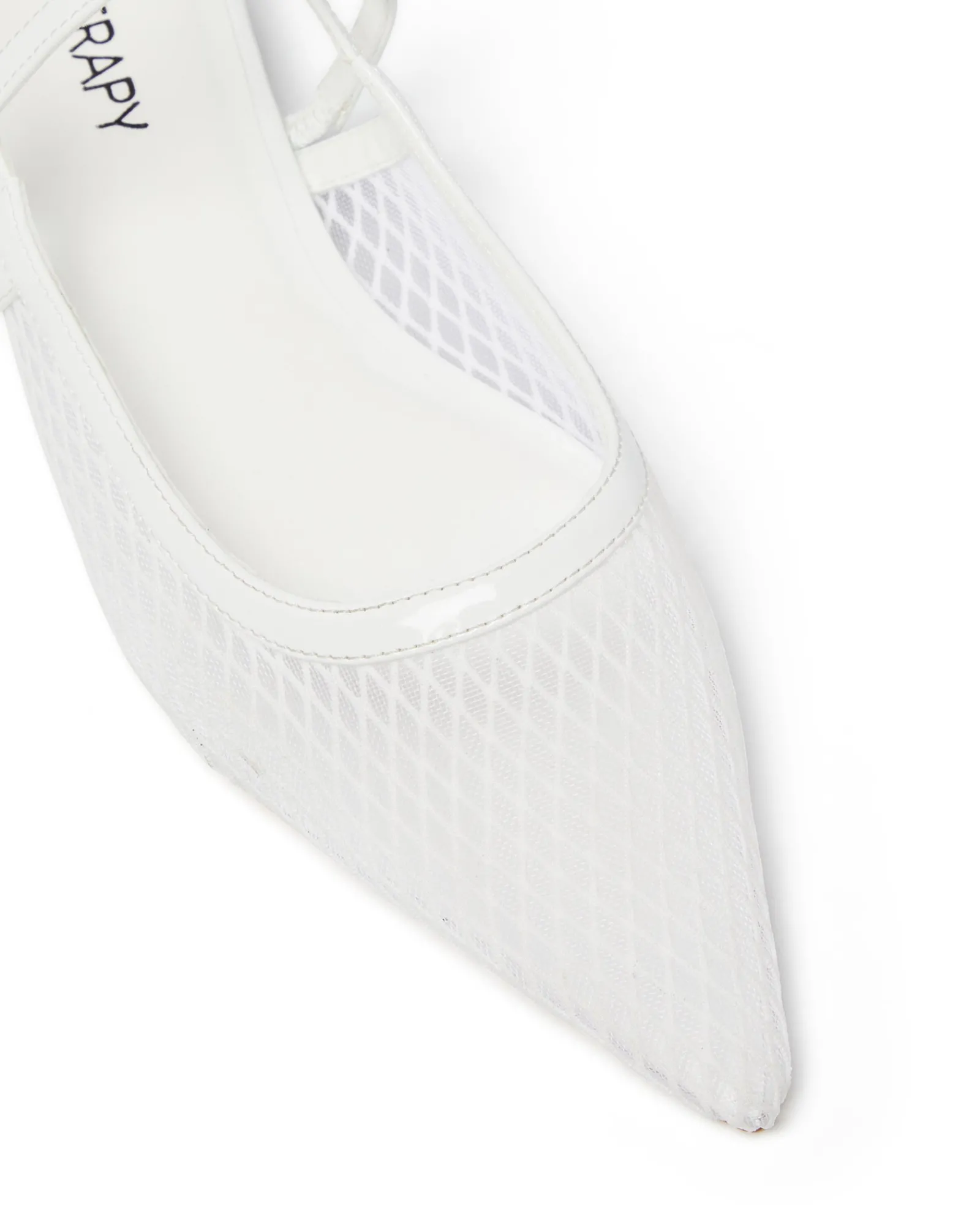 Therapy Shoes Ballet Flats-Lourdes Pointed Flat Mesh