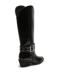 Therapy Shoes Tall Boots-Maiden Tall Boot Patent Croc
