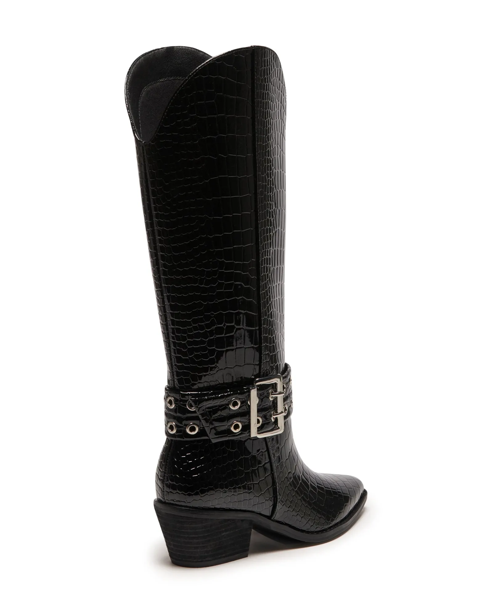 Therapy Shoes Tall Boots-Maiden Tall Boot Patent Croc