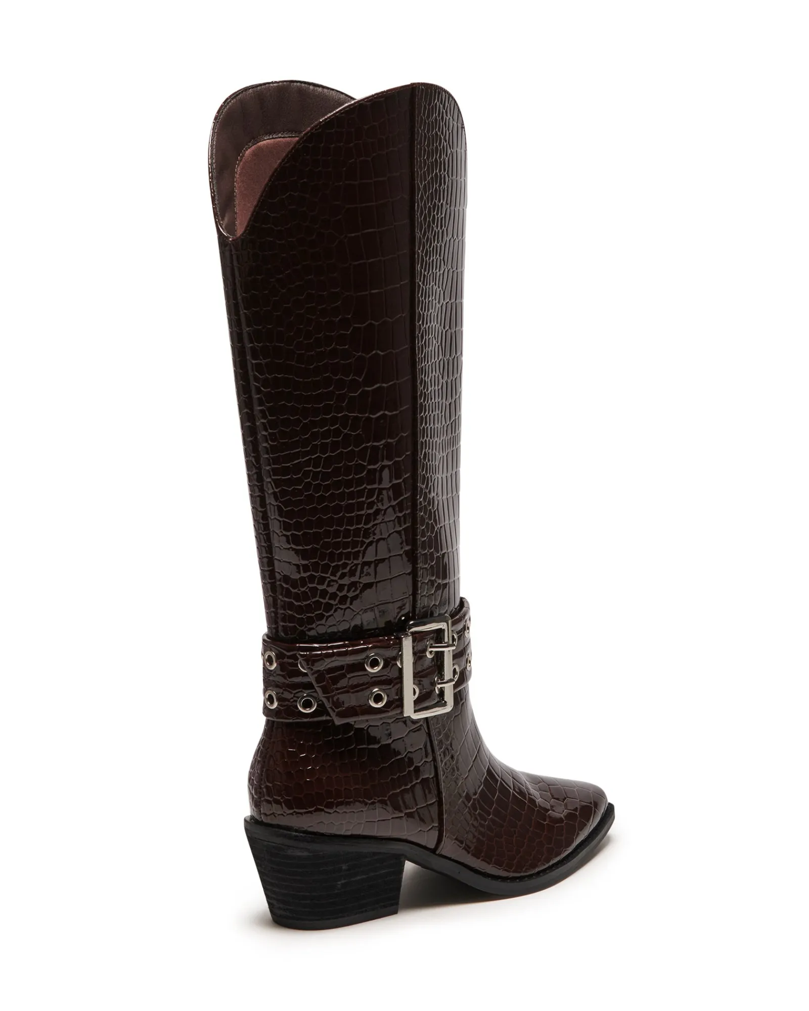 Therapy Shoes Tall Boots-Maiden Tall Boot Patent Croc