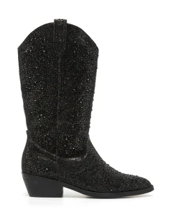 Therapy Shoes Tall Boots|Boots-Majesty Rhinestones *FINAL SALE*