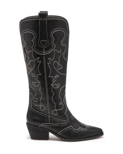 Therapy Shoes Tall Boots-Malvin Western Boot Smooth