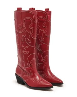 Therapy Shoes Tall Boots-Malvin Western Boot Smooth