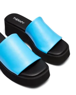 Therapy Shoes Platform Sandals|Flatform Sandals-Naomi Platform Sandal Azure