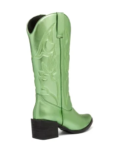 Therapy Shoes Heeled Boots|Tall Boots-Ranger Metallic *FINAL SALE*