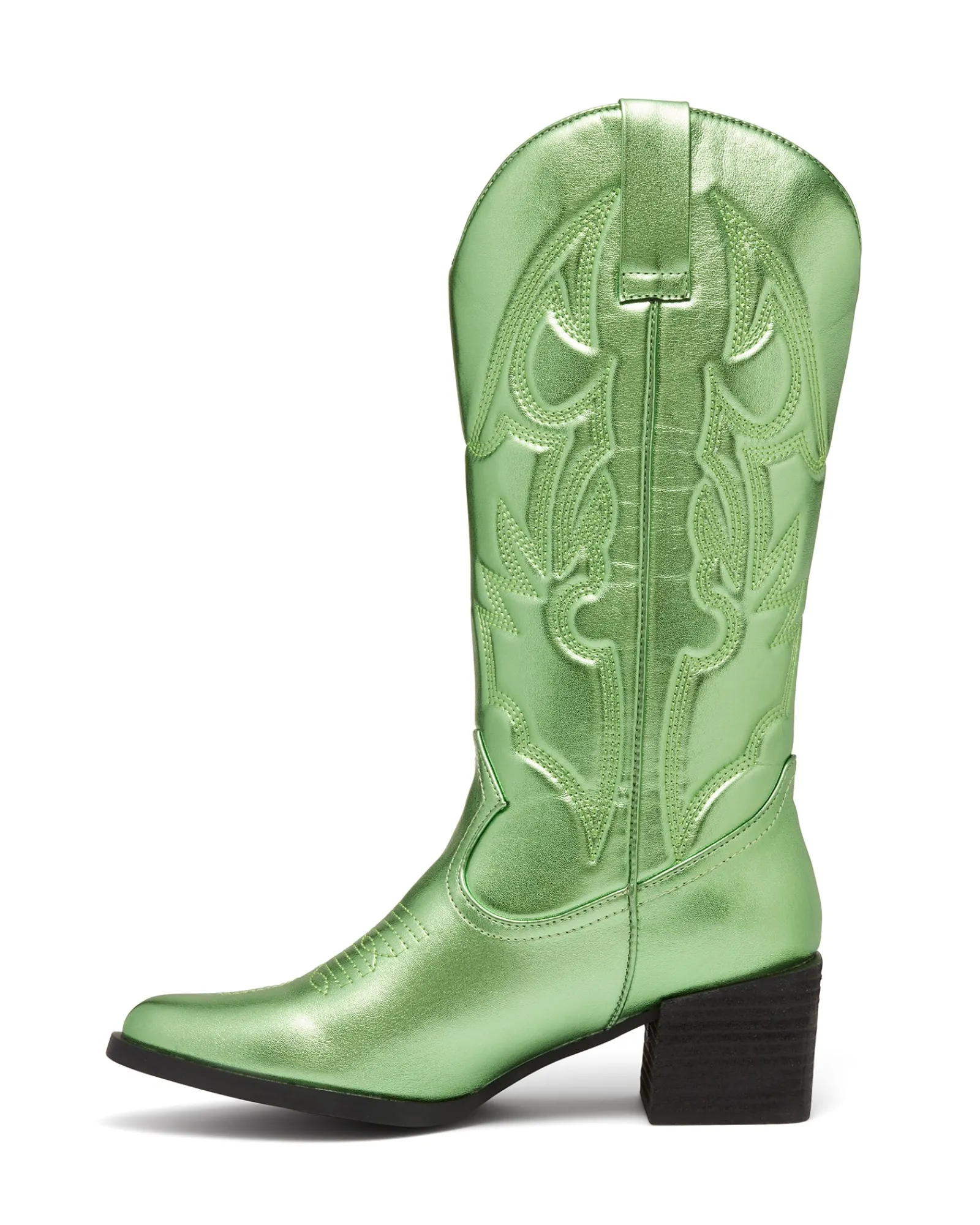 Therapy Shoes Heeled Boots|Tall Boots-Ranger Metallic *FINAL SALE*