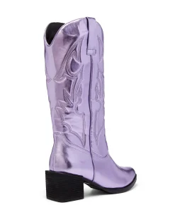 Therapy Shoes Heeled Boots|Tall Boots-Ranger Metallic *FINAL SALE*