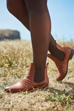 Therapy Shoes Ankle Boots|Boots-Redwood Boot Tan
