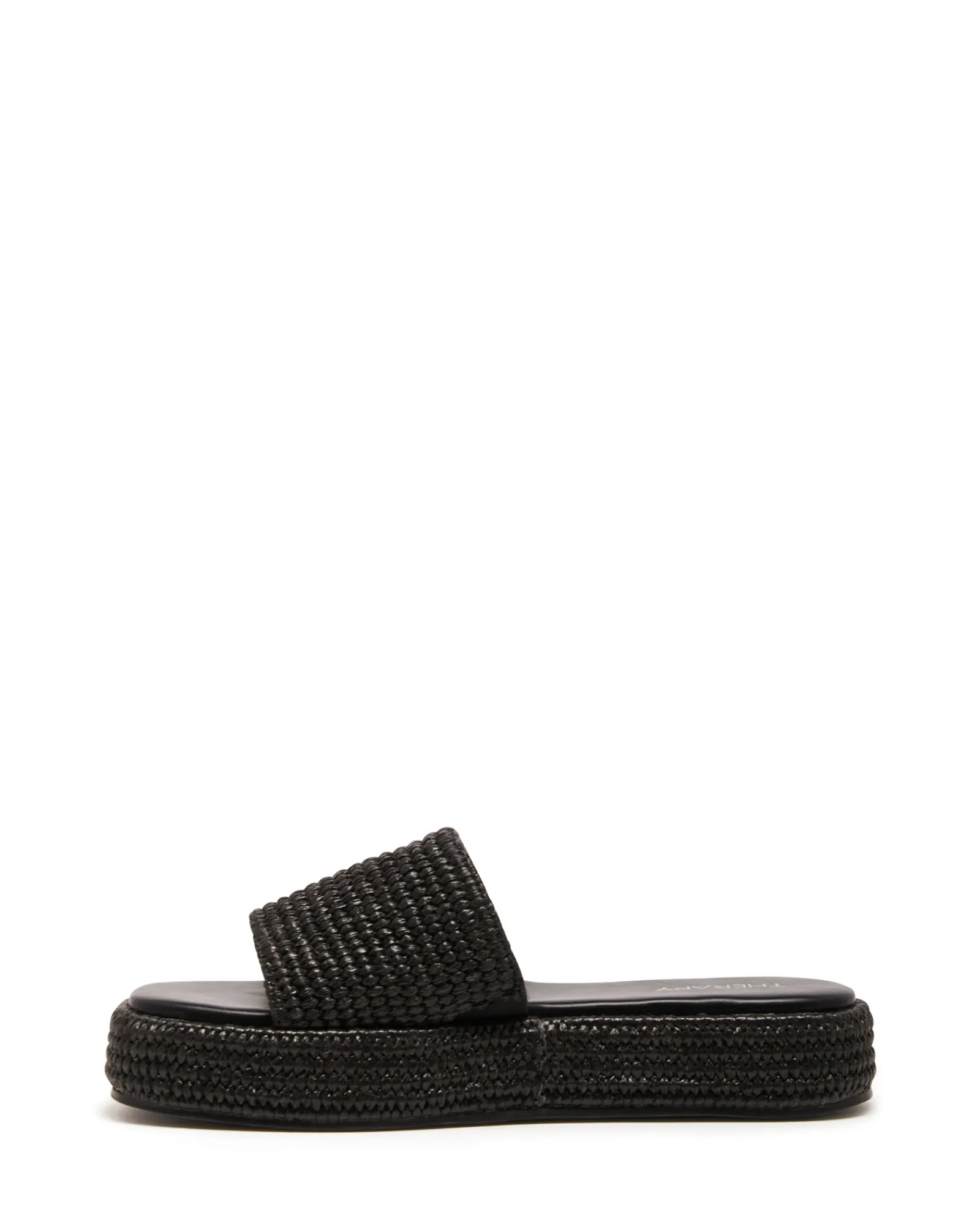 Therapy Shoes Flatform Sandals-Retro Flatform Sandal Raffia
