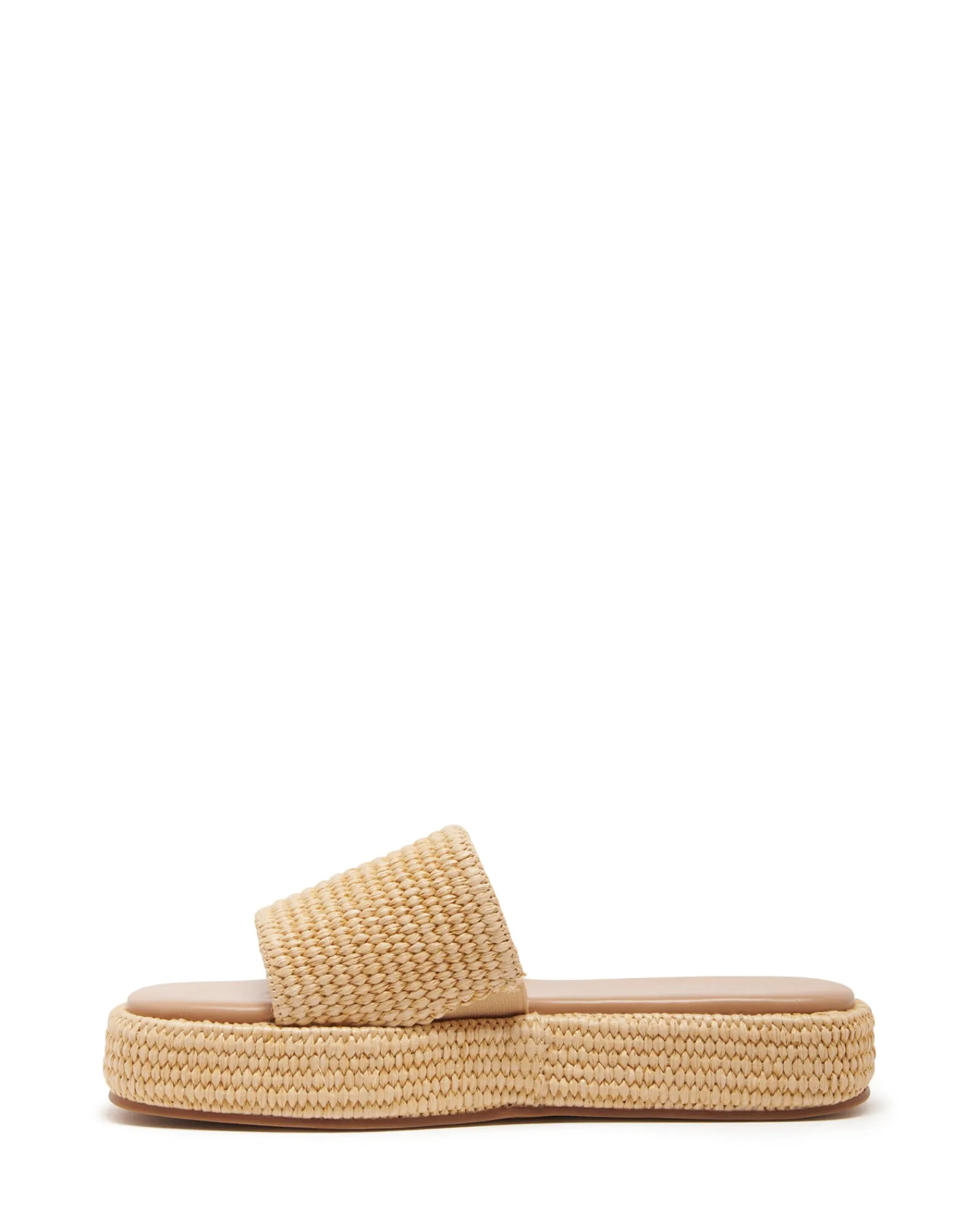 Therapy Shoes Flatform Sandals-Retro Flatform Sandal Raffia