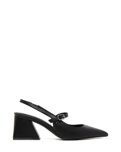 Therapy Shoes Mid Heels-Sharp Pump Smooth