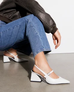 Therapy Shoes Mid Heels-Sharp Pump Smooth